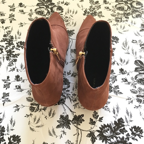 Ava & Aiden Brown Suede Boots Size 5.5M - Picture 5 of 8